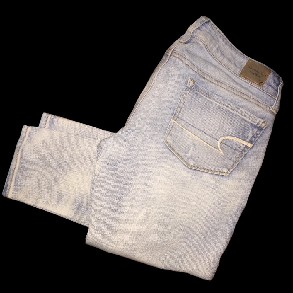 Lightwash Ripped Skinny Jeans